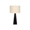 Monarch Specialties Lighting, 27 in.H, Table Lamp, Black Resin, Beige Shade, Modern I 9726 - alternate 3